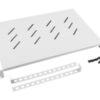 Lanberg 19" fixed shelf 1U/483x300mm, max load capacity up to 25kg | AK-1004-S | Grey