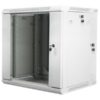Lanberg | Rack cabinet 19" double-section wall-mount 12U/600x600 (flat pack) | WF02-6612-10S | Grey