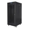 Lanberg | Rack cabinet 19" free-standing 27U/600x600 (flat pack) with mesh door, LCD | FF01-6627-23BL | Black