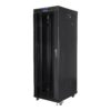 Lanberg | Rack cabinet 19" free-standing 37U/600x800 (flat pack) with glass door, LCD | FF01-6837-12BL | Black