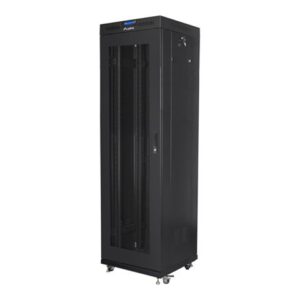Lanberg | Rack cabinet 19" free-standing 42U/600x600 (flat pack) with mesh door, LCD | FF01-6642-23BL | Black