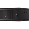 Lanberg | Rack cabinet 19" wall-mounted 4U 600 fast assembly (flat pack) | WFFA-5604-10B | Black