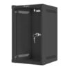 Lanberg | Rack cabinet 10" wall-mount 9U/280x310 (flat pack) with glass door | WF10-2309-10B | Black