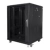 Lanberg | Rack cabinet 19" free-standing 15U/600x600 (flat pack) | FF01-6615-12B | Black