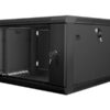 Lanberg | Rack cabinet 19" wall-mount 6U/600x600 (flat pack) | WF01-6606-10B | Black