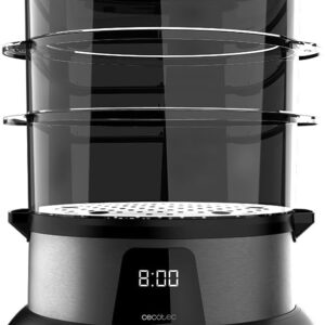 Cecotec Food Steamer | Vapovita 3000 Pro | 1000 W | Number of baskets 3