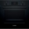 Bosch Oven | HBF133BA1 | 66 L | Electric | EcoClean | Knobs | Height 59.5 cm | Width 59.4 cm | Black