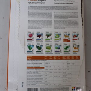 SALE OUT. ColorWay High Glossy Photo Paper, A4, 200g/m, 100 sheets | ColorWay 200 g/m² | A4 | High Glossy Photo Paper | DAMAGED PACKAGING