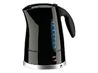 Braun | WK 300 | Standard kettle | 2200 W | 1.7 L | Plastic | 360° rotational base | Black - Image 2
