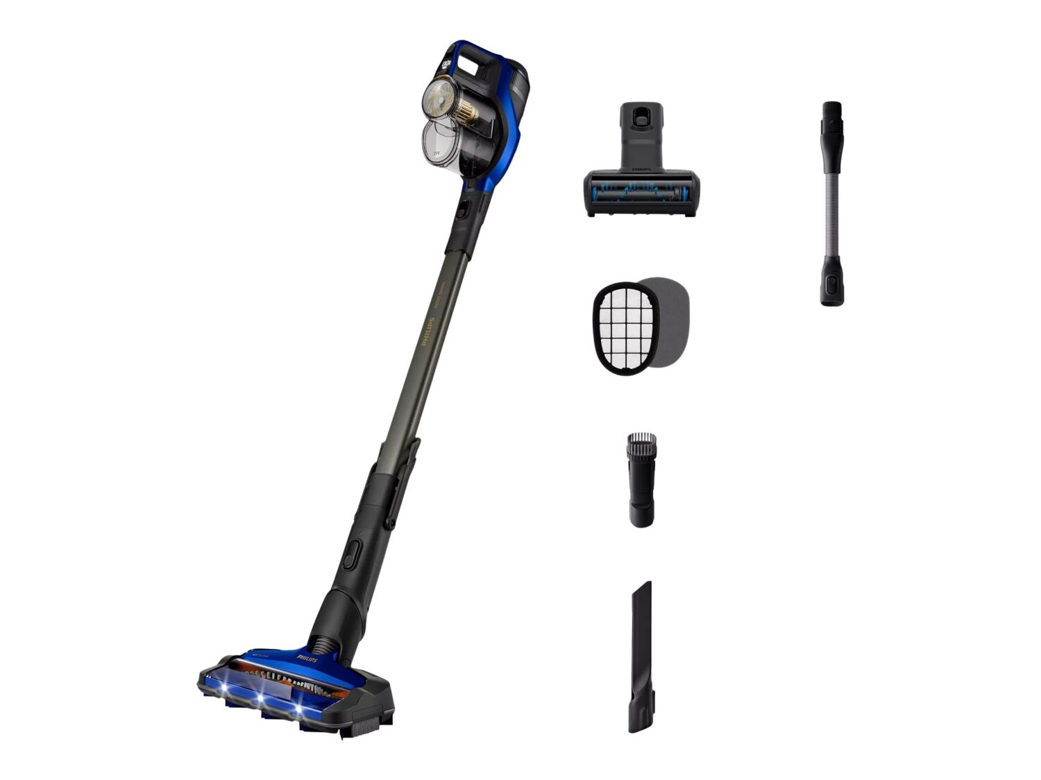 Philips | Vacuum cleaner | XC8049/01 | Cordless operating | Handstick | - W | 25.2 V | Operating time (max) 70 min | Blue/Black | Warranty 24 month(s)