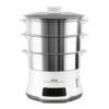 TEFAL Steamer Pot | VC502D10 | 0.7 L | Number of programs 8 | White/Stainless Steel