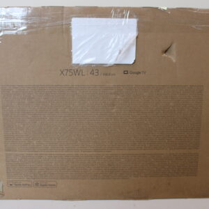 Sony | KD43X75WL | 43" (108cm) | Android | QFHD | Black | DAMAGED PACKAGING
