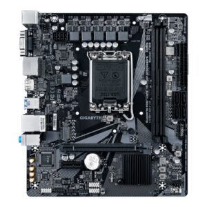 Gigabyte | H610M S2H V2 1.0 | Processor family Intel | Processor socket LGA1700 | DDR5 DIMM | Supported hard disk drive interfaces M.2, SATA | Number of SATA connectors 4