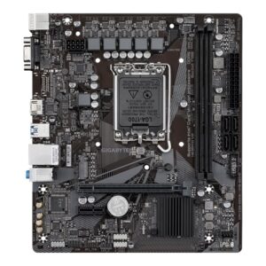 Gigabyte | H610M H V2 G1.0 | Processor family Intel | Processor socket LGA1700 | DDR5 | Supported hard disk drive interfaces M.2, SATA | Number of SATA connectors 4