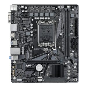 Gigabyte | H610M S2H V3 DDR4 G1.0 | Processor family Intel | Processor socket LGA1700 | DDR4 | Supported hard disk drive interfaces SATA, M.2 | Number of SATA connectors 4