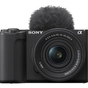Sony Mirrorless Vlog Camera | ZV-E10M2KB ZV-E10 II and 16-50mm Lens Kit | Mirrorless Camera body | 27 MP | ISO sensitivity (max) 102400 | Display diagonal 3 " | Video recording | Wi-Fi | Fast Hybrid AF | Magnification 2 x | APS-C type (23.3 x 15.5 mm), Exmor R CMOS sensor | Black