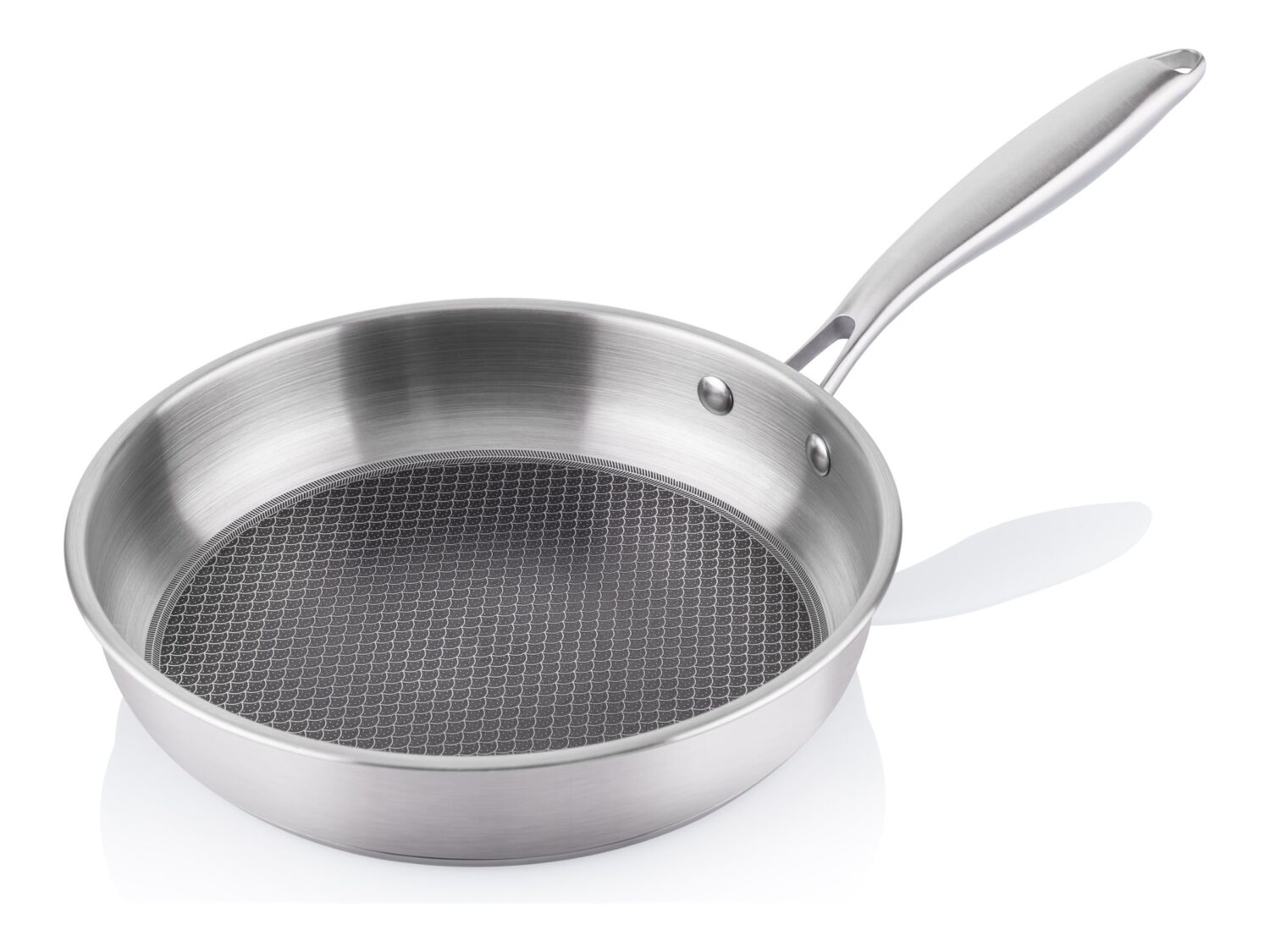 ETA | Pan | ETA292990000 HONEYCOMB | Universal | Diameter 28 cm | Electric, induction, gas, glass ceramics | Suitable for induction hob | Fixed handle | Stainless Steel