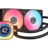Corsair | Liquid CPU Cooler | iCUE LINK TITAN 240 RX LCD | Intel, AMD