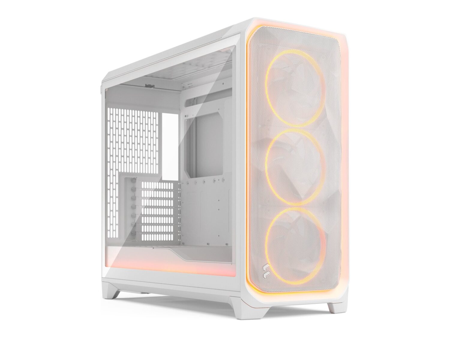Fractal Design Meshify 3 XL | Ambience Pro RGB White TG Clear Tint | ATX | Power supply included No
