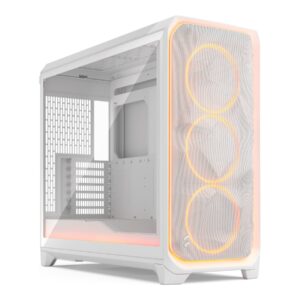 Fractal Design Meshify 3 XL | Ambience Pro RGB White TG Clear Tint | ATX | Power supply included No