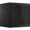 Lanberg | Rack cabinet 19" wall-mount 9U/600x600 (flat pack) V2 | WF01-6609-10B | Black
