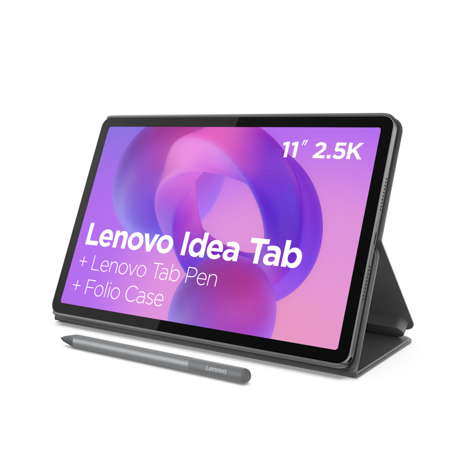 Lenovo Idea Tab 11 2.5K Mediatek Dimensity 6300/8GB/256GB/Android 15/Grey/2Y Warranty | Lenovo Tab (without power adapter) | Idea Tab | 11 " | Luna Grey | IPS | 2560x1600 pixels | MediaTek | Dimensity 6300 | 8 GB | Soldered LPDDR4x | 256 GB | Wi-Fi | Front camera | 5 MP | Rear camera | 8 MP | Bluetooth | 5.2 | Android | 15 or Later | Warranty 24 month(s) | Folio Case + Lenovo Tab Pen