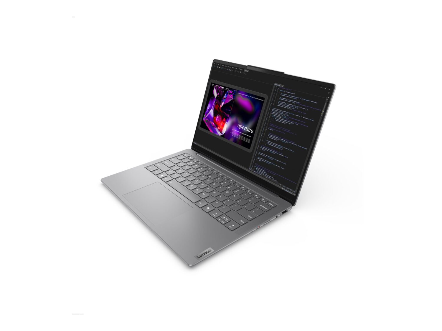 Lenovo Yoga Slim 7 14IMH9 14 WUXGA ULT7-155H/32GB/512GB/Intel Arc/WIN11 Home/ENG Backlit kbd/Grey/2Y Warranty | Lenovo Yoga Slim 7 14IMH9 | Luna Grey | 14 " | OLED | WUXGA | 1920 x 1200 pixels | Glossy | Intel Core U7 | 155H | 32 GB | Soldered LPDDR5x | Solid-state drive capacity 512 GB | Intel Arc | Windows 11 Home | 802.11ax | Bluetooth version 5.3 | Keyboard language English | Keyboard backlit | Warranty 24 month(s) | Battery warranty 12 month(s)