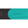 Kingston USB Flash Drive | DataTraveler Exodia S | 128 GB | USB 3.2 Gen 1 | Black/Turquoise