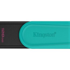 Kingston USB Flash Drive | DataTraveler Exodia S | 128 GB | USB 3.2 Gen 1 | Black/Turquoise