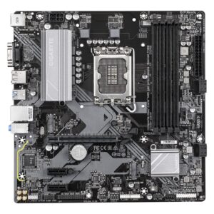 Gigabyte B760M D3HP | Processor family Intel | Processor socket LGA1700 | DDR5 | Supported hard disk drive interfaces M.2, SATA | Number of SATA connectors 4