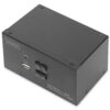 Digitus KVM Switch, 2 Port, Dual Display, 4K, HDMI | DS-12860