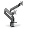 Digitus Desk Mount | DA-90427 | Adjustable Height, Rotate, Tilt, Swivel | 15-35 " | Maximum weight (capacity) 2x15 kg | Black