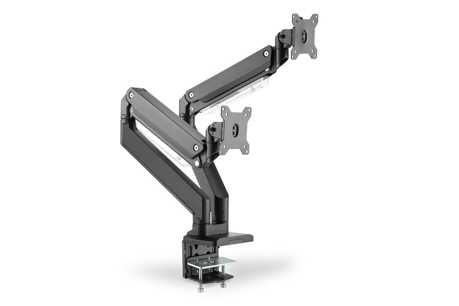 Digitus Desk Mount | DA-90427 | Adjustable Height, Rotate, Tilt, Swivel | 15-35 " | Maximum weight (capacity) 2x15 kg | Black