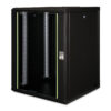 Digitus Wall Mounting Cabinet Unique Series | DN-19 16U-6/6-SW | Black | 82 x 60 x 60 cm