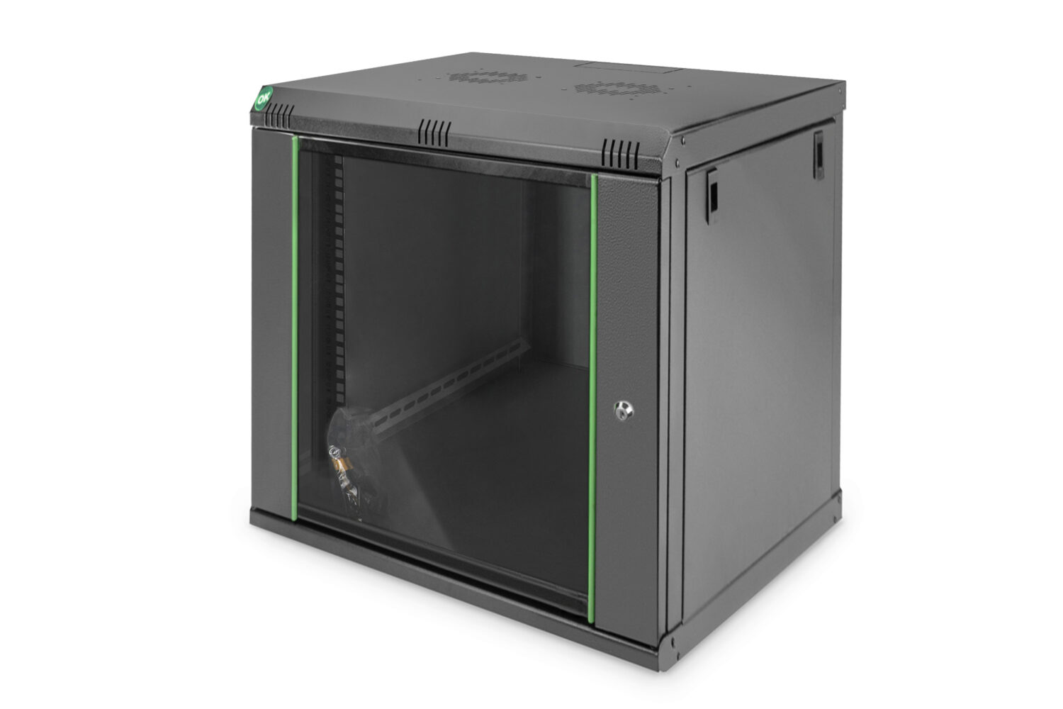 Digitus Wall Mounting Cabinet | DN-19 12-U-EC-SW | Black