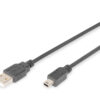 Digitus Connection Cable, 1.8 m | AK-300108-018-S | USB Type A to USB Mini B