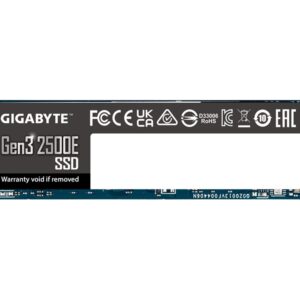 Gigabyte SSD | G325E2TB | 2000 GB | Solid-state drive interface PCIe 3.0x4, NVMe1.3 | Read speed 2400 MB/s | Write speed 2000 MB/s
