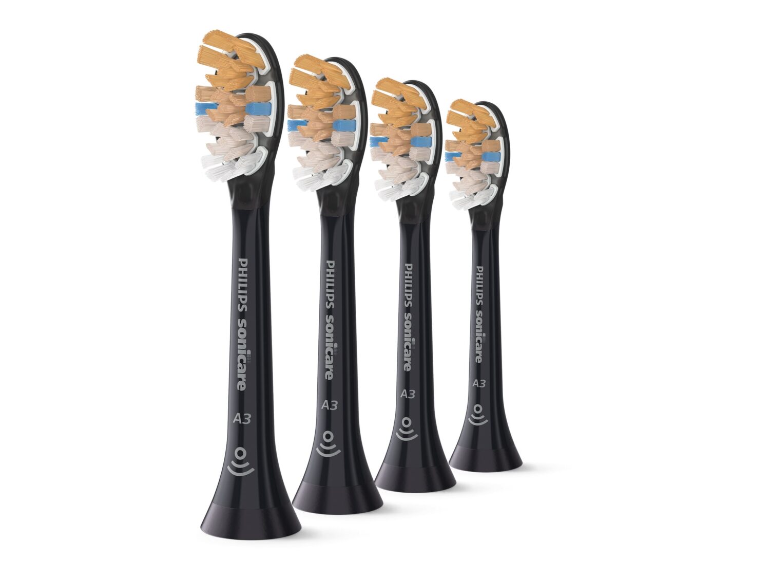 Philips HX9094/88 Sonicare Premium All-in-One Replacement brush heads, 4 pcs, Black | Philips