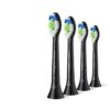 Philips | Replacement brush heads | HX6064/88 Sonicare Optimal White | Heads | For adults | Number of brush heads included 4 | Black