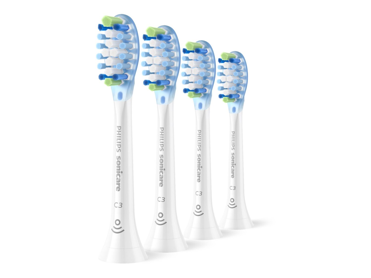 Philips HX9044/87 Sonicare Premium Plaque Defence Replacement brush heads, 4 pcs, White | Philips