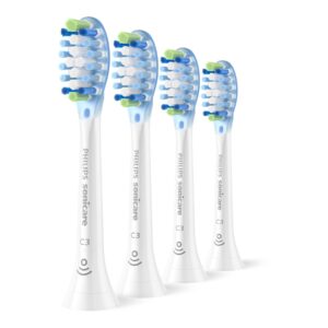 Philips HX9044/87 Sonicare Premium Plaque Defence Replacement brush heads, 4 pcs, White | Philips