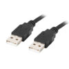 Lanberg Cable USB-A 2.0 | CA-USBA-20CU-0018-BK | USB Type-A to USB Type-A