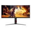 AOC | CU34G4Z | 34 " | Fast VA | WQHD | 21:9 | 240 Hz | 1 ms | 3440 x 1440 pixels | 450 cd/m² | HDMI ports quantity 2 | Black
