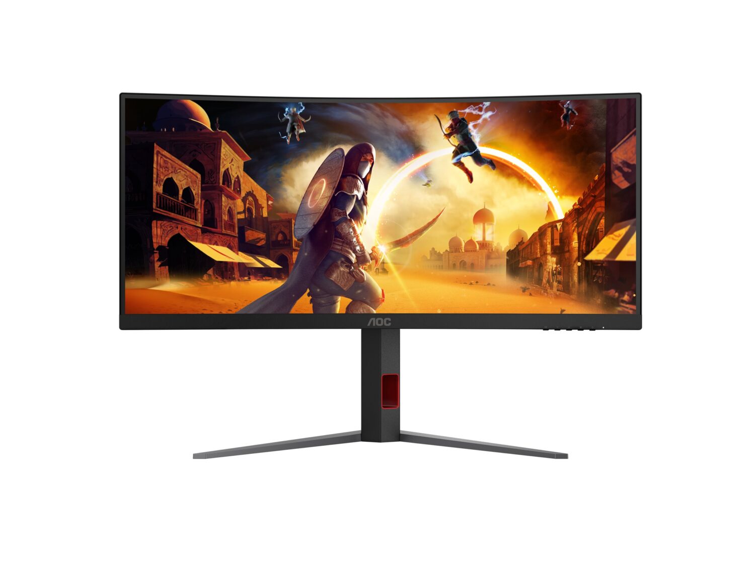 AOC CU34G4Z | 34 " | Fast VA | WQHD | 21:9 | 240 Hz | 1 ms | 3440 x 1440 pixels | 450 cd/m² | HDMI ports quantity 2 | Black
