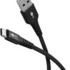 Goobay USB-C to USB-A Supersoft Textile Cable with Metal Plugs | 74527