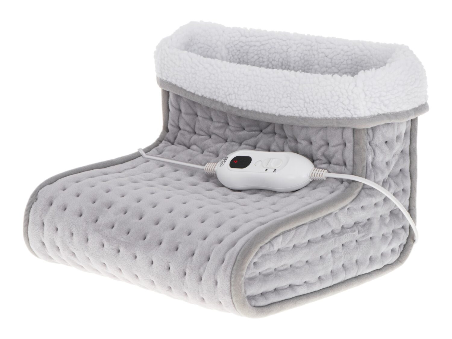 Adler | Feet warmer with LCD controller | AD 7432 | Number of heating levels 4 | Number of persons 1 | Washable | Remote control | Outer fabric: soft plush & sponge. Inner fabric: removable synthetic wool lining | 140 W | Grey