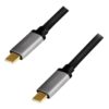 Logilink | USB 3.2 Gen 2 cable, C/M to C/M, 4K/60Hz, PD,alu | CUA0107 | USB-C to USB-C USB-C male | USB-C male