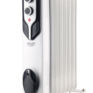 Adler | Oil-Filled Radiator | AD 7815 | Oil Filled Radiator | 1500 W | Number of power levels 3 | White