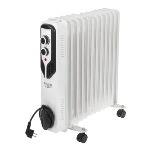 Adler | Oil-Filled Radiator | AD 7817 | Oil Filled Radiator | 2500 W | Number of power levels 3 | White