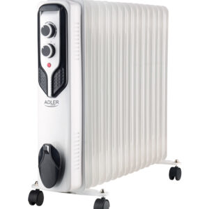 Adler | Oil-Filled Radiator | AD 7819 | Oil Filled Radiator | 2500 W | Number of power levels 3 | White